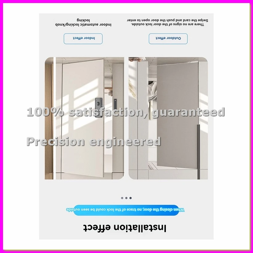 Tuya Smart Invisibles Door Lock Bluetooth 13.56mhz IC Card Access Keyless Entry No-Drill Motorized for Wooden Doors-ABVK
Tuya Smart Invisibles Door Lock Bluetooth 13.56mhz IC Card Access Keyless Entry No-Drill Motorized for Wooden Doors-ABVK