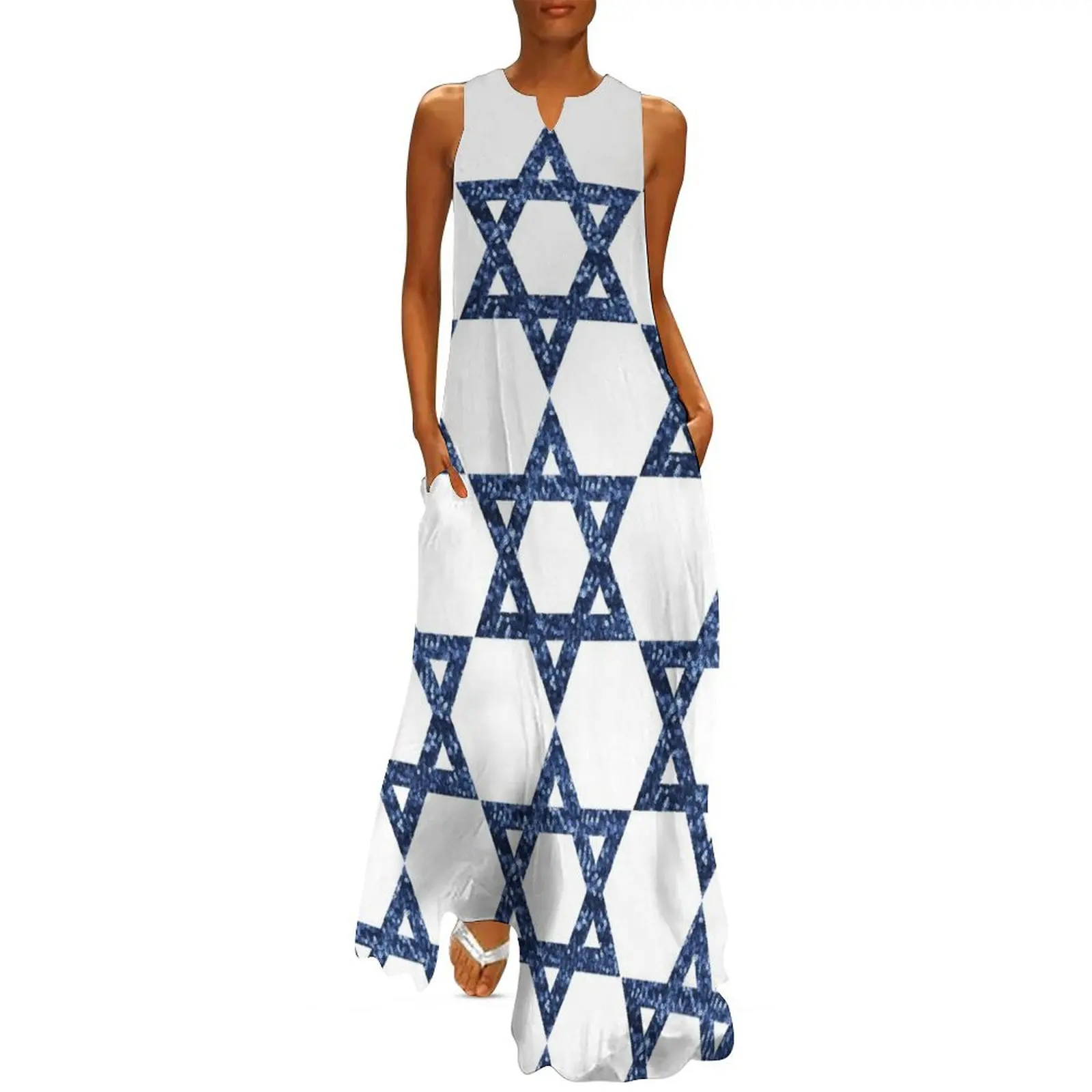 sequin print star of david Long Dress women dress bandage dress summer women's suit Woman fashion
sequin print star of david Long Dress women dress bandage dress summer women's suit Woman fashion