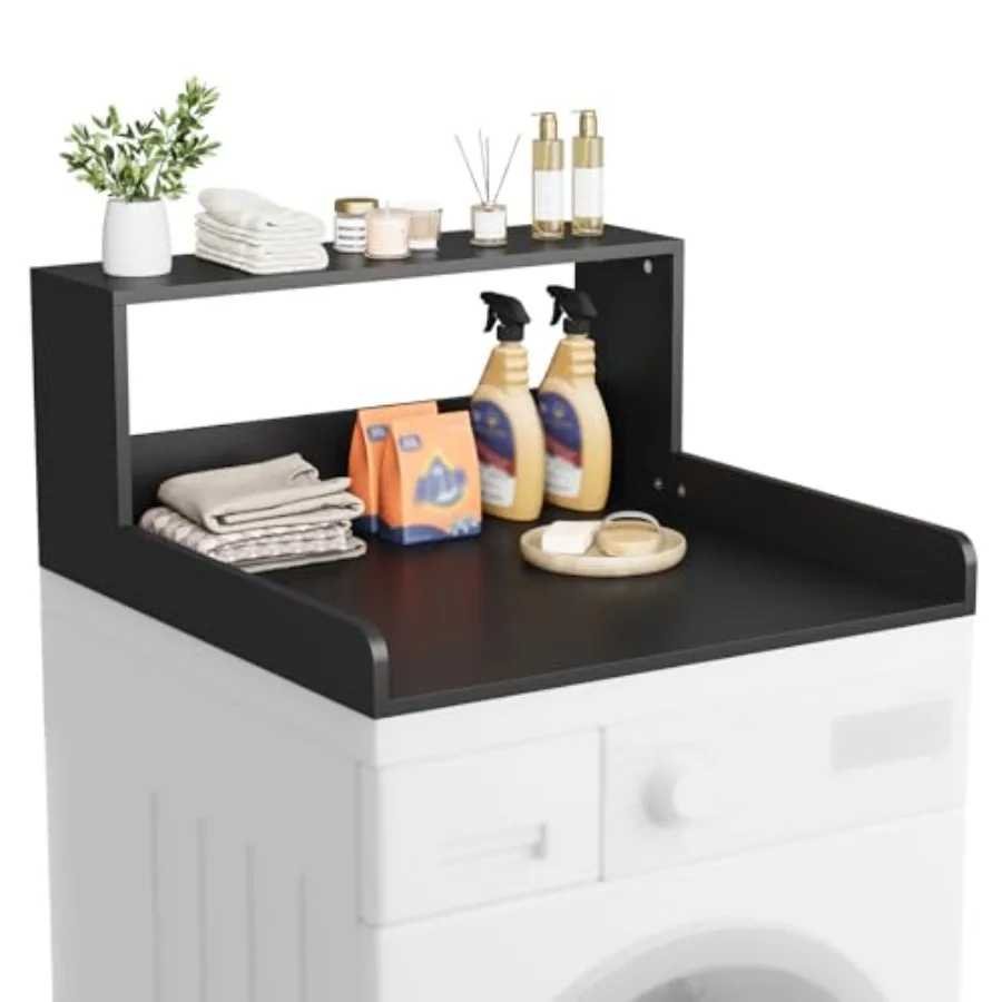 Washer Dryer Countertop with Shelf, 27.5" D x 27.5" W x 12.6" H, Sturdy Wood Frame, Countertop for Washer and Dryer, Non-Slip P
Washer Dryer Countertop with Shelf, 27.5" D x 27.5" W x 12.6" H, Sturdy Wood Frame, Countertop for Washer and Dryer, Non-Slip P