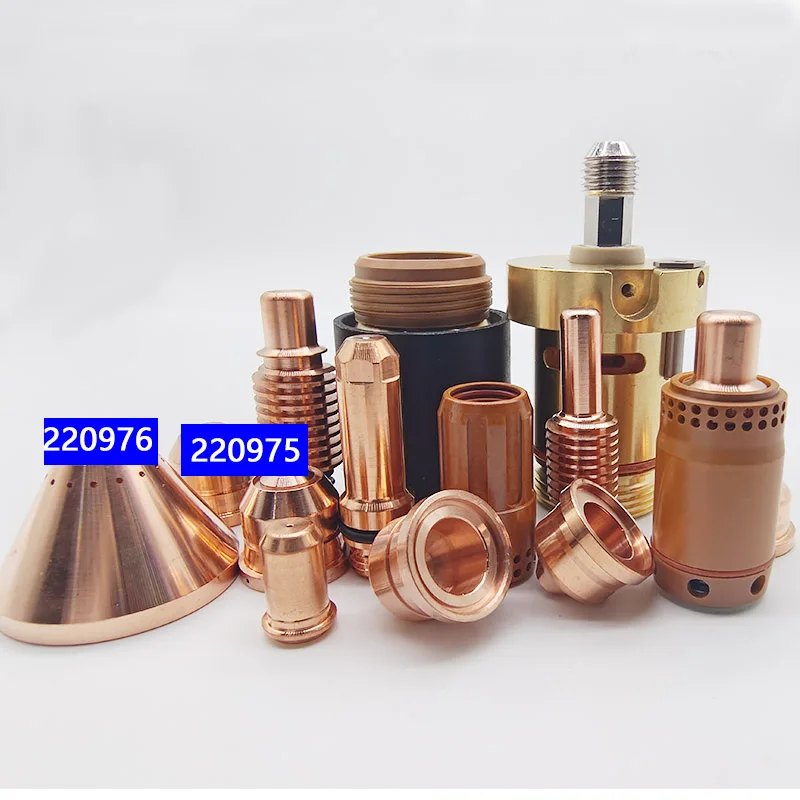 High Quality Powermax125 Electrode 220971 Nozzle 220975 420158 420169 420151 420112 420001 Shield 220976 420168 420000 420172
High Quality Powermax125 Electrode 220971 Nozzle 220975 420158 420169 420151 420112 420001 Shield 220976 420168 420000 420172