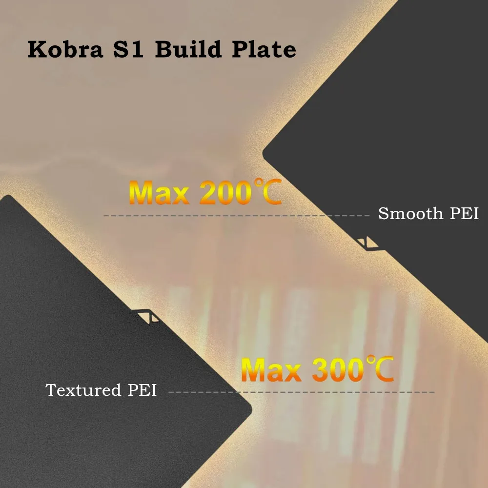 264x276mm Black PEI Build Plate for Kobra S1/Kobra X Smooth PEI+Textured PEI Flexible Spring Steel for Anycubic Kobra S1 Combo
264x276mm Black PEI Build Plate for Kobra S1/Kobra X Smooth PEI+Textured PEI Flexible Spring Steel for Anycubic Kobra S1 Combo