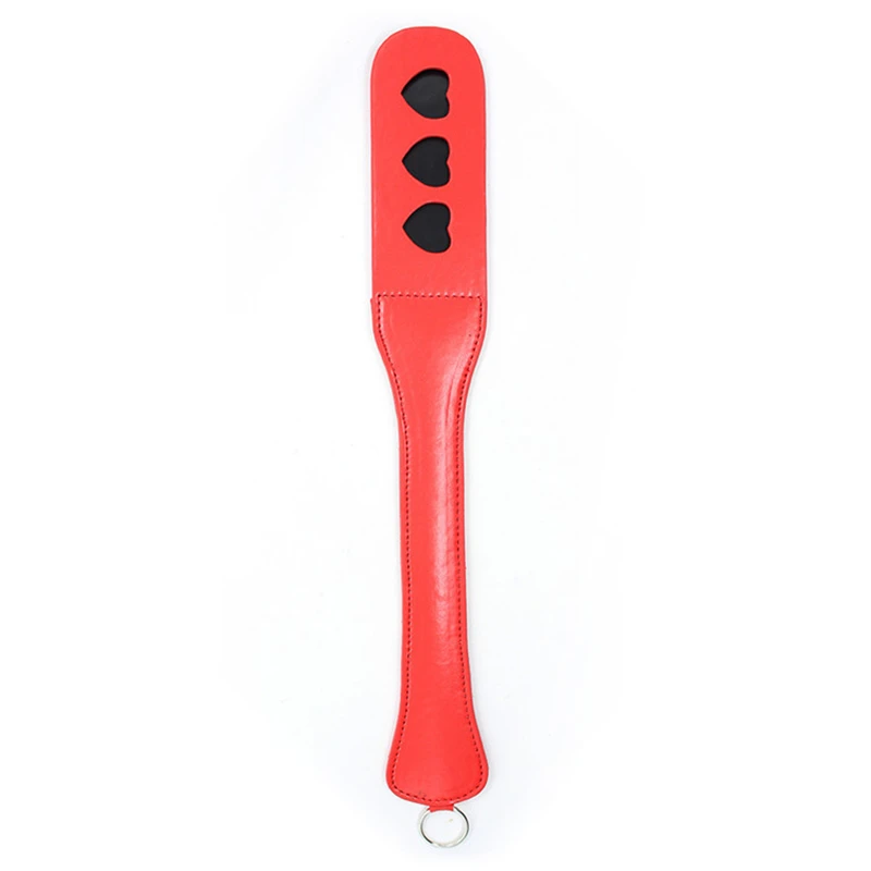 45.5CM PU Leather Heart-shaped Double-layer Horse Whip for Equestrianism Horse Riding Spank Bat
45.5CM PU Leather Heart-shaped Double-layer Horse Whip for Equestrianism Horse Riding Spank Bat