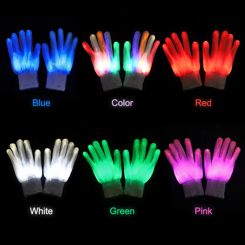 1Pair LED Glowing Gloves Halloween Party Performance Props Luminous Glove Flashing Gloves Stage Costume Christmas Supplies
1Pair LED Glowing Gloves Halloween Party Performance Props Luminous Glove Flashing Gloves Stage Costume Christmas Supplies