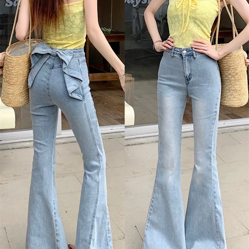 Y2k Blue Flare Jeans E Girl Style Sexy Strechy Trousers 2024 New Women High Waist Harajuku Floor-Length Pants
Y2k Blue Flare Jeans E Girl Style Sexy Strechy Trousers 2024 New Women High Waist Harajuku Floor-Length Pants