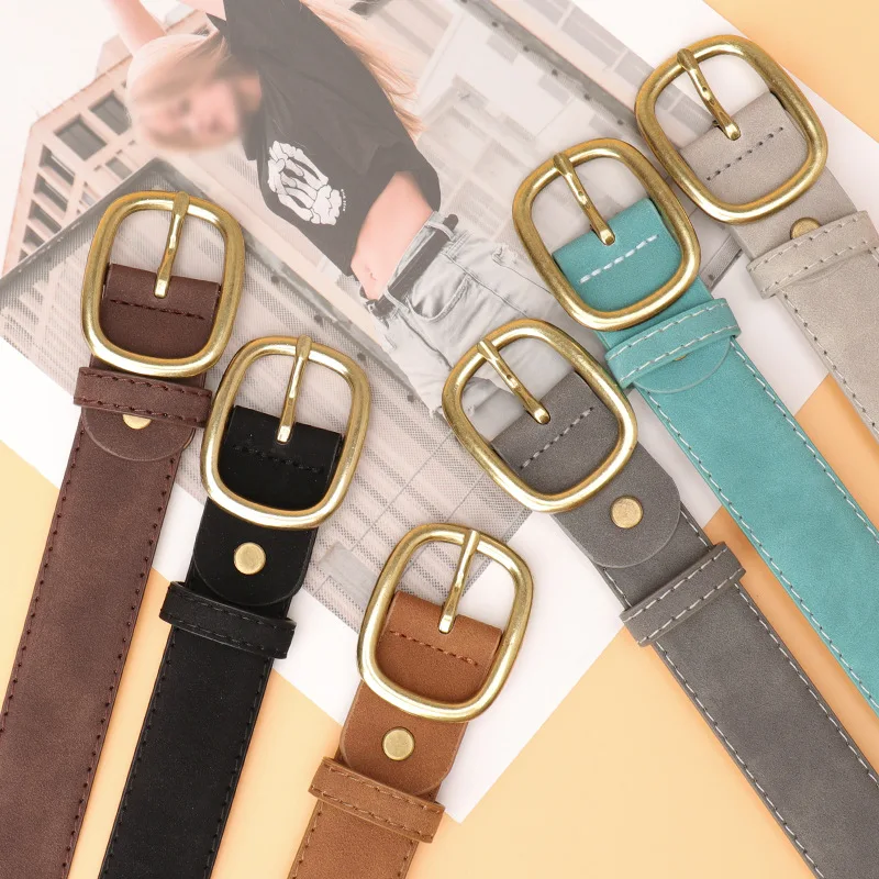 Cross-border Fashion Women Suede Leather Casual Pin Buckle Jeans Simple Versatile Decorative Ladies Belt Wholesale
Cross-border Fashion Women Suede Leather Casual Pin Buckle Jeans Simple Versatile Decorative Ladies Belt Wholesale