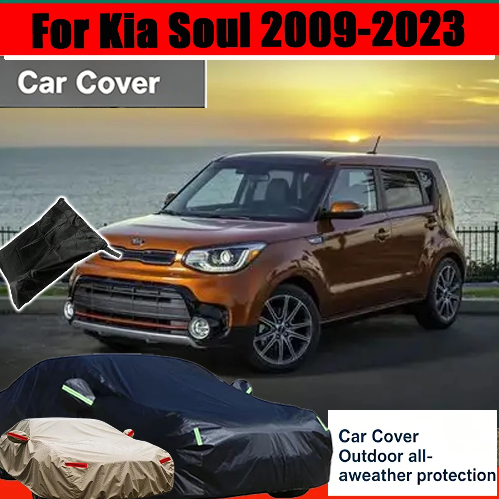 Car Cover Outdoor Sun Shade Rain Snow Dust Frost Resistant Anti-UV Cover Car Cover Protection For Kia Soul 2009-2023
Car Cover Outdoor Sun Shade Rain Snow Dust Frost Resistant Anti-UV Cover Car Cover Protection For Kia Soul 2009-2023