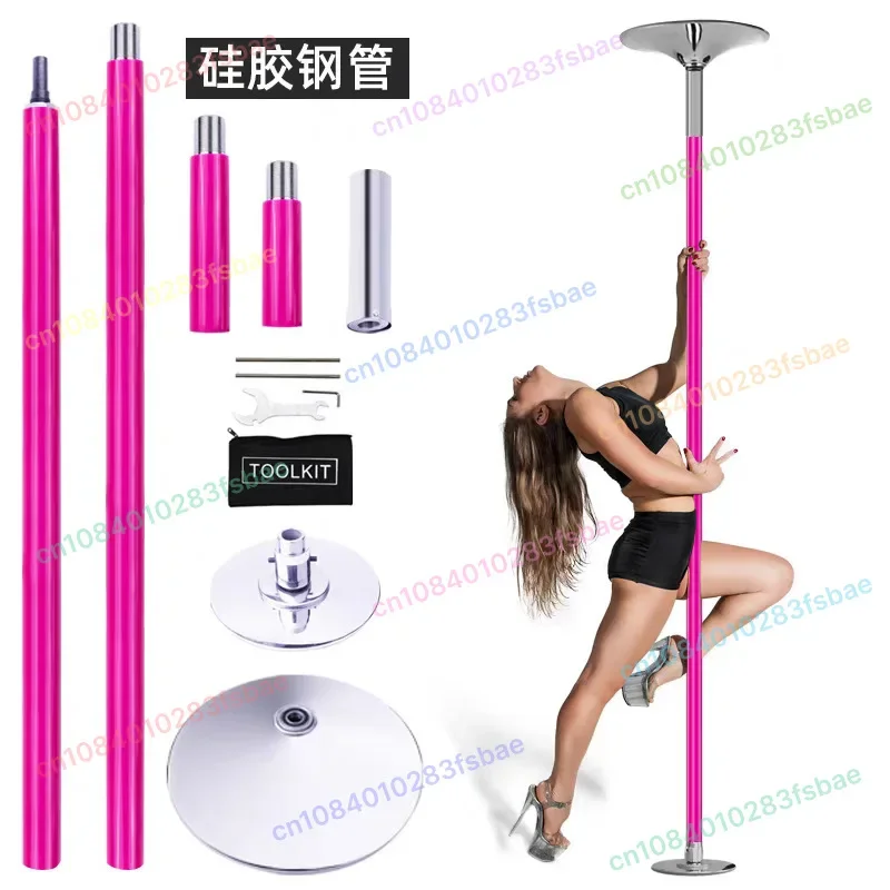 Black Silicone Pole Dancing Pole - Spinning & Static Mode, Portable Home Dance Fitness Pole with Anti-Slip Surface
Black Silicone Pole Dancing Pole - Spinning & Static Mode, Portable Home Dance Fitness Pole with Anti-Slip Surface
