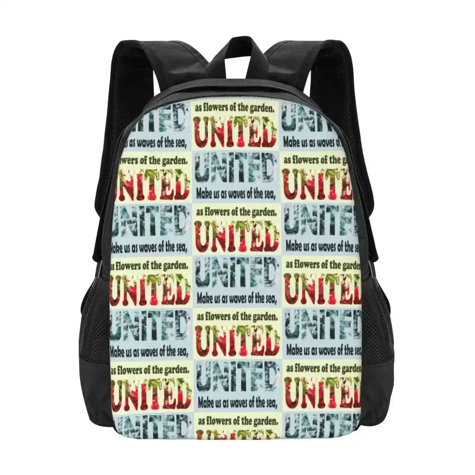 United ( Waves Of The Sea ) School Bags Travel Laptop Backpack Niki Daniels Nikid Unity United Waves Flowers Garden Bahai Prayer
United ( Waves Of The Sea ) School Bags Travel Laptop Backpack Niki Daniels Nikid Unity United Waves Flowers Garden Bahai Prayer