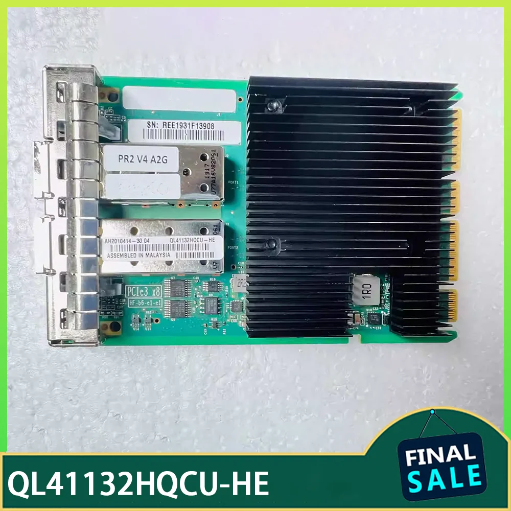 10-гигабитная карта NIC с двойными электрическими портами 524SFP+ OCP3 ADPTR QL41132HQCU-HE P08452-B21 P08450-001
10-гигабитная карта NIC с двойными электрическими портами 524SFP+ OCP3 ADPTR QL41132HQCU-HE P08452-B21 P08450-001