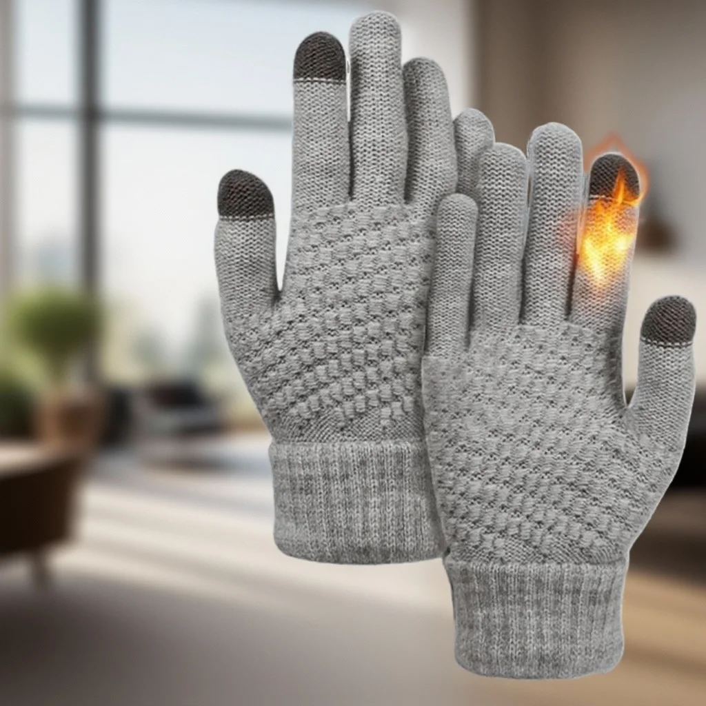 Touch Screen Winter Gloves for Women Men Warm Knit Mittens Outdoor Cycling Driving Full Finger
Touch Screen Winter Gloves for Women Men Warm Knit Mittens Outdoor Cycling Driving Full Finger