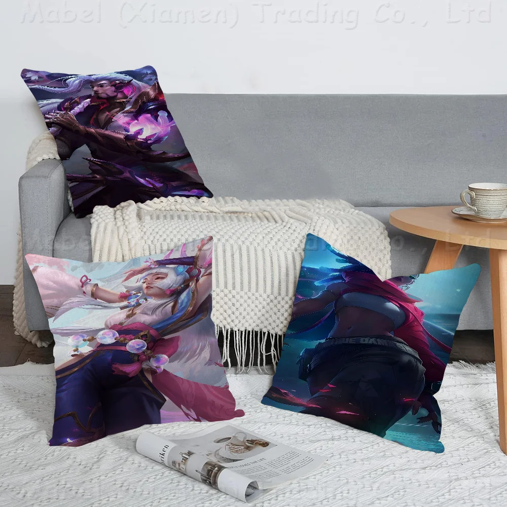 Popular Game League Of Legends Character Cushion Cover Car Throw Pillow Case For Sofa Car Christmas Gift 40x40cm 45x45cm
Popular Game League Of Legends Character Cushion Cover Car Throw Pillow Case For Sofa Car Christmas Gift 40x40cm 45x45cm