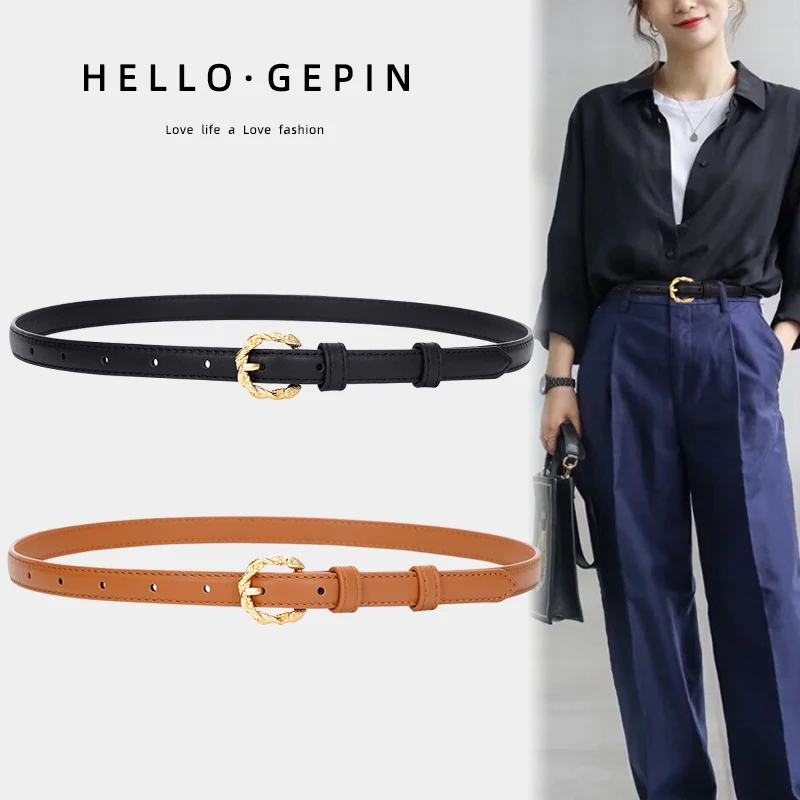 X6130 Women's Genuine Leather Belt Lady Copper Buckle Girdle Belt Girls Matching Jeans Girdle Decorative Suit Waist Belt
X6130 Women's Genuine Leather Belt Lady Copper Buckle Girdle Belt Girls Matching Jeans Girdle Decorative Suit Waist Belt