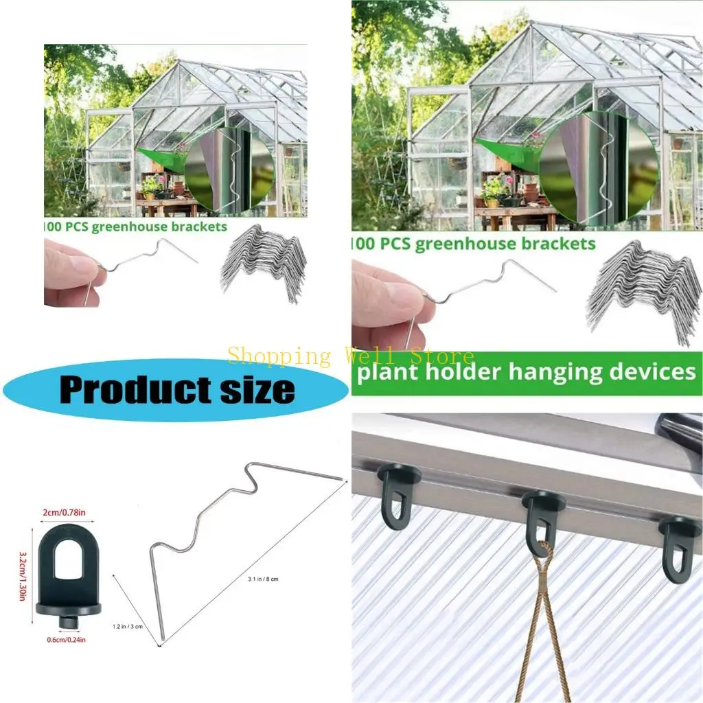 KX4B Greenhouse Stabilizing Clip Frame Clip for Commercial and Home Gardening Project
KX4B Greenhouse Stabilizing Clip Frame Clip for Commercial and Home Gardening Project