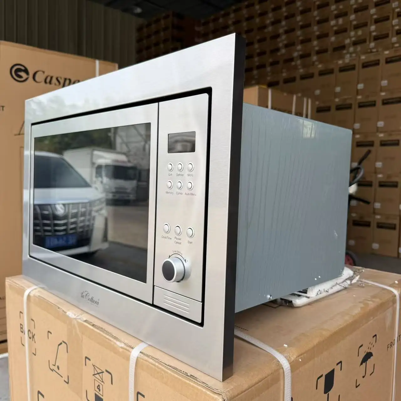 Large Capacity 30L In Built Microwave Oven With Grilling Stainless Steel Silver Color 900w Power Support Defrost Combi Auto Menu
Large Capacity 30L In Built Microwave Oven With Grilling Stainless Steel Silver Color 900w Power Support Defrost Combi Auto Menu
