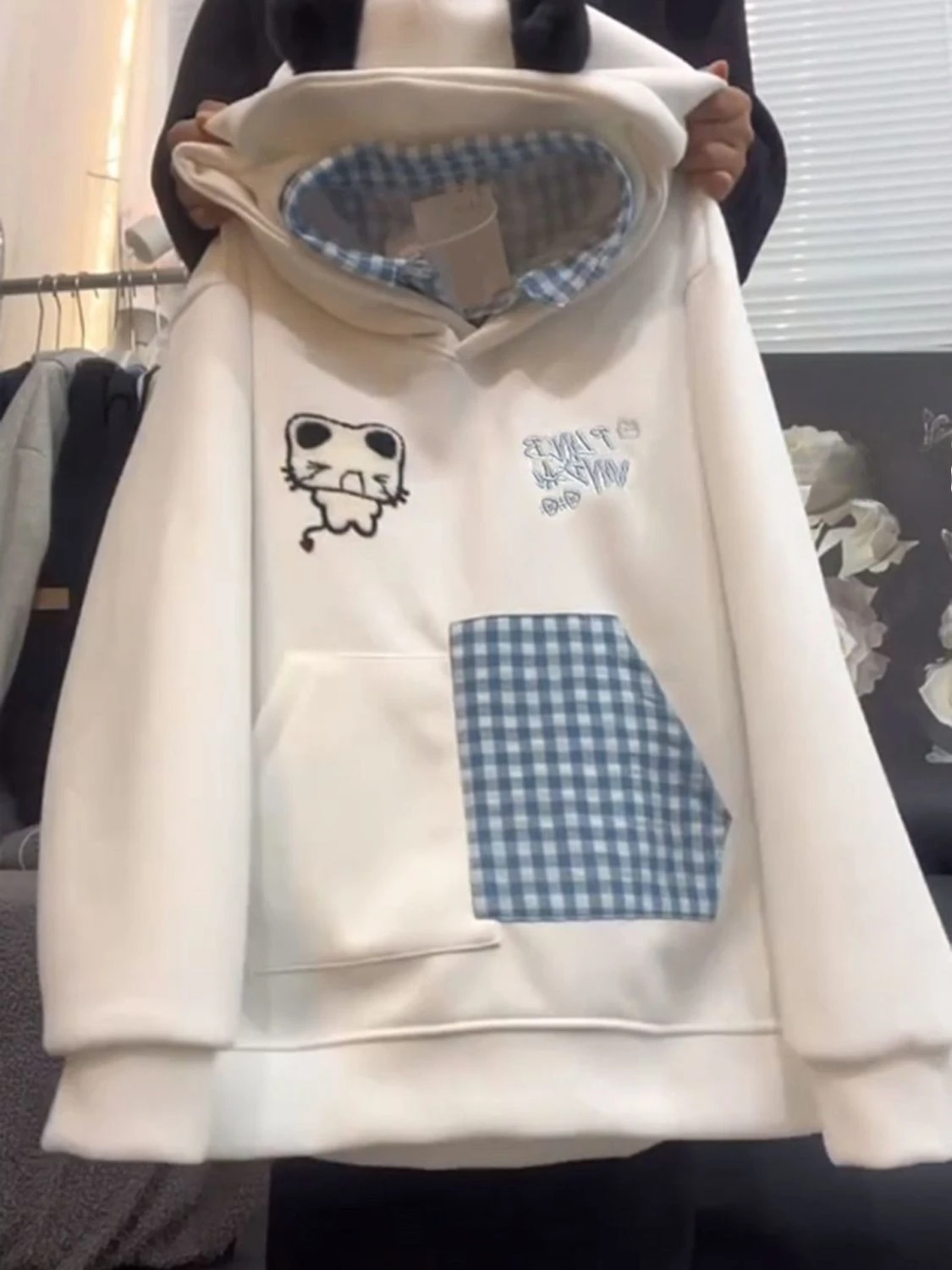 Japanese Kawaii False Two Piece Long Sleeve Hood Women Y2k Patchwork Pockets Aesthetic Streetwear Hoodies Harajuku Sweatshirt
Japanese Kawaii False Two Piece Long Sleeve Hood Women Y2k Patchwork Pockets Aesthetic Streetwear Hoodies Harajuku Sweatshirt