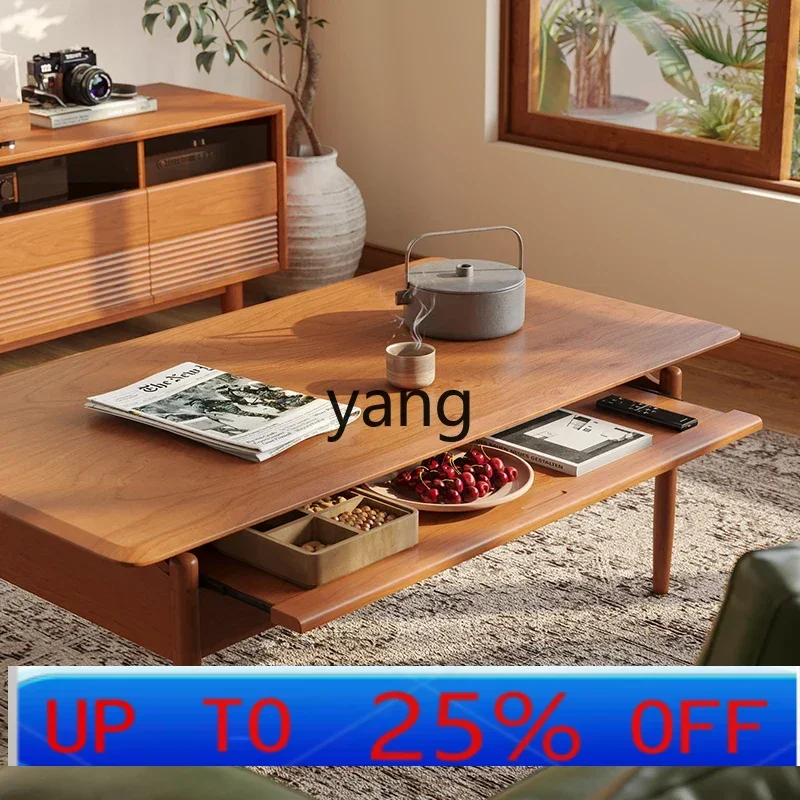 LHH cherry wood living room small apartment household log wind simple small tea table tea table
LHH cherry wood living room small apartment household log wind simple small tea table tea table