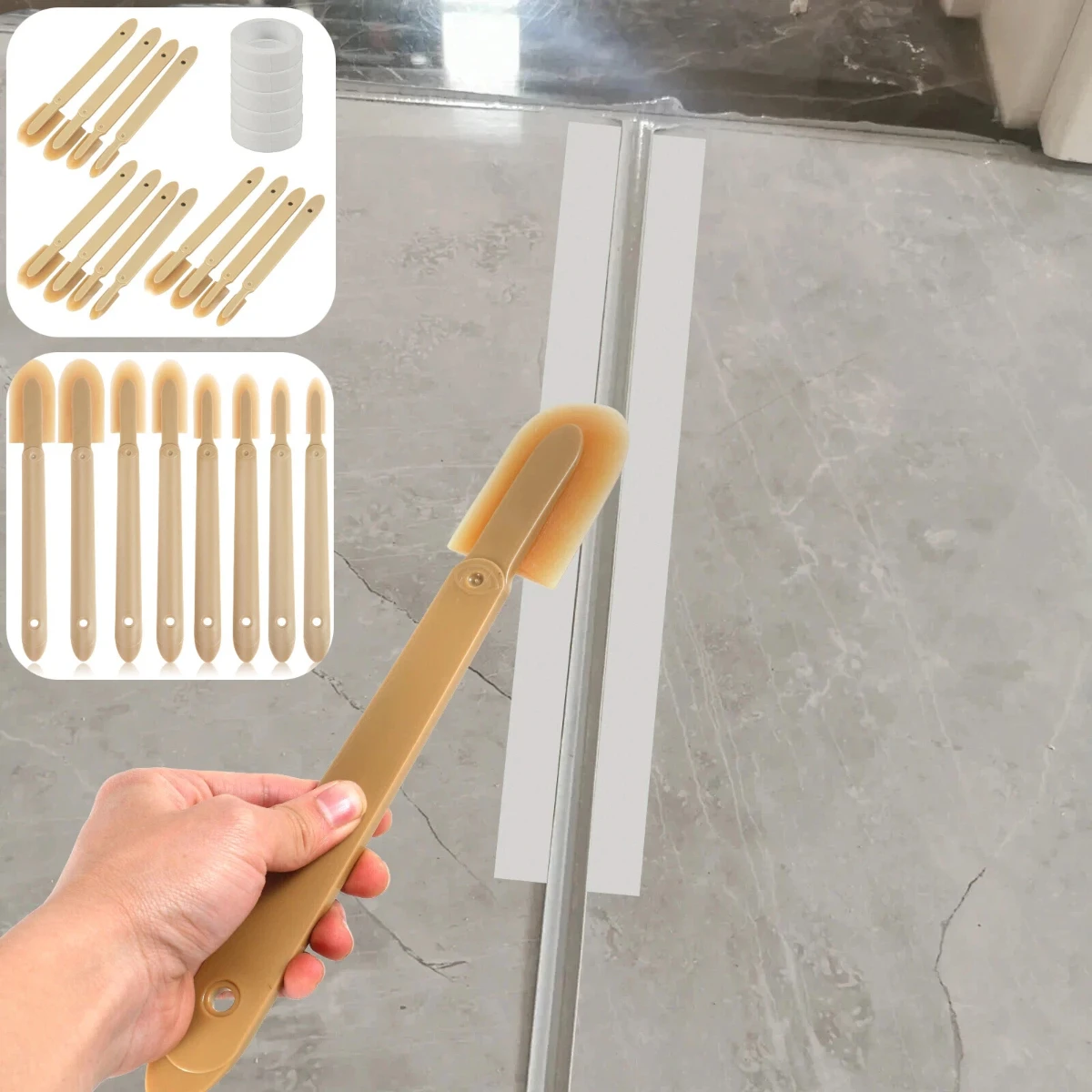 8/17pcs rubber joint processing tool anti slip handle with hanging hole filling shovel tool rubber joint removal tool
8/17pcs rubber joint processing tool anti slip handle with hanging hole filling shovel tool rubber joint removal tool