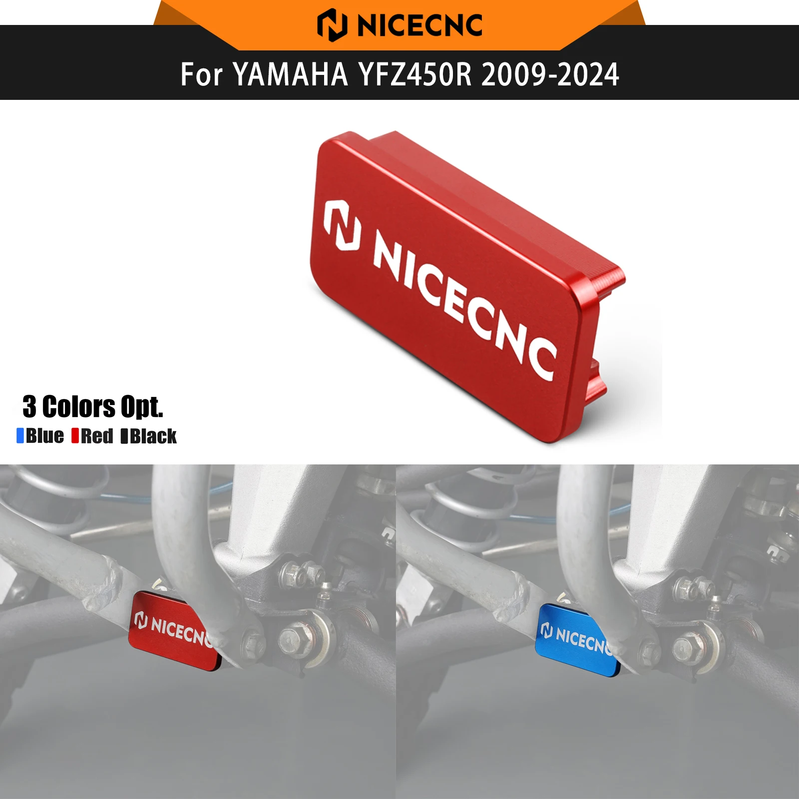 Заглушки для рамы NiceCNC для YAMAHA YFZ450R 2009-2024, YFZ450X 2010-2011, из алюминиевого сплава 6061-T6, аксессуары для квадроциклов, обработка на ЧПУ
Заглушки для рамы NiceCNC для YAMAHA YFZ450R 2009-2024, YFZ450X 2010-2011, из алюминиевого сплава 6061-T6, аксессуары для квадроциклов, обработка на ЧПУ