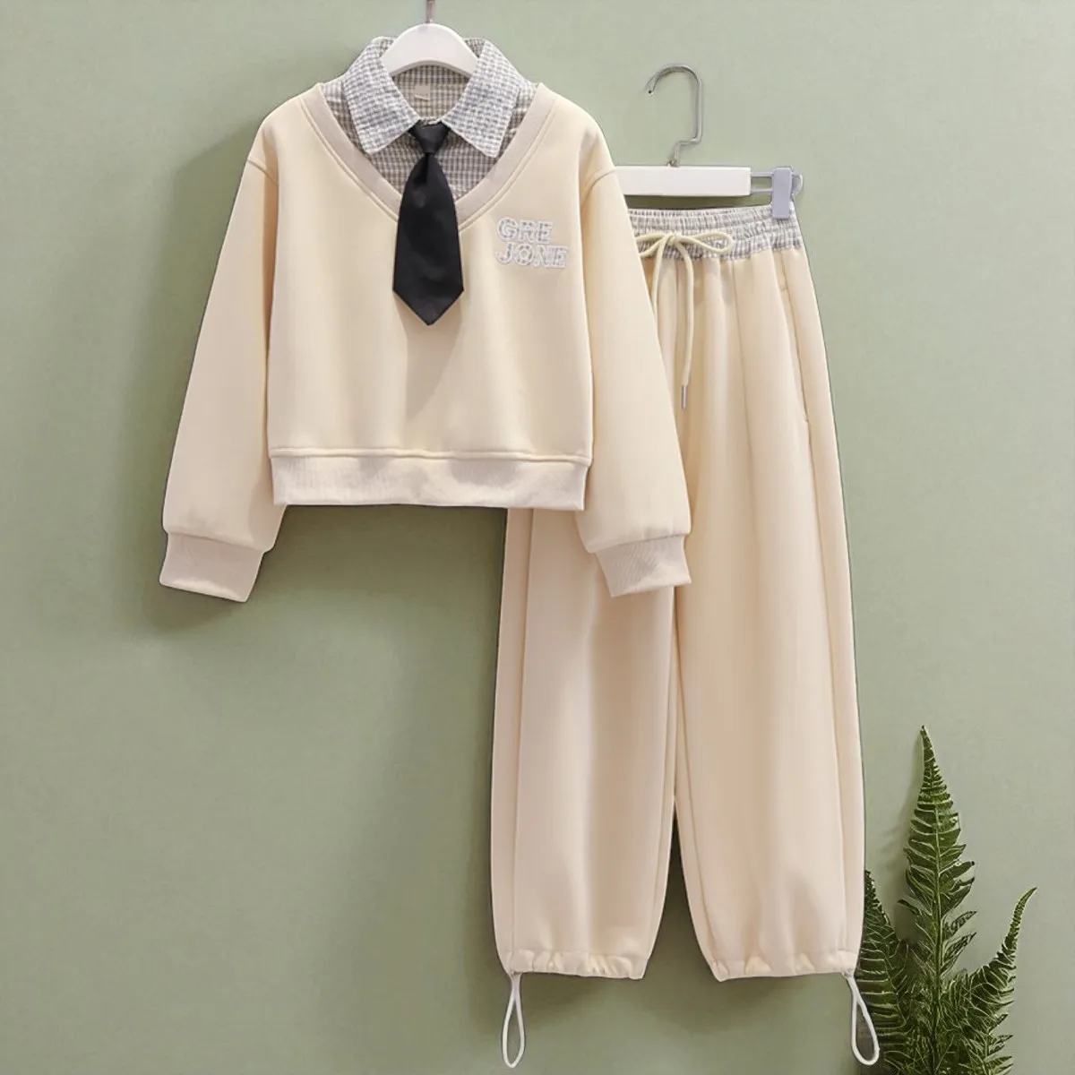 Back to School Uniform Girls Outfits Set Kids Sweatshirt Jogger Pants Set Baby Girls Suit Teens Kids Costumes 6 8 10 12 13 Years
Back to School Uniform Girls Outfits Set Kids Sweatshirt Jogger Pants Set Baby Girls Suit Teens Kids Costumes 6 8 10 12 13 Years