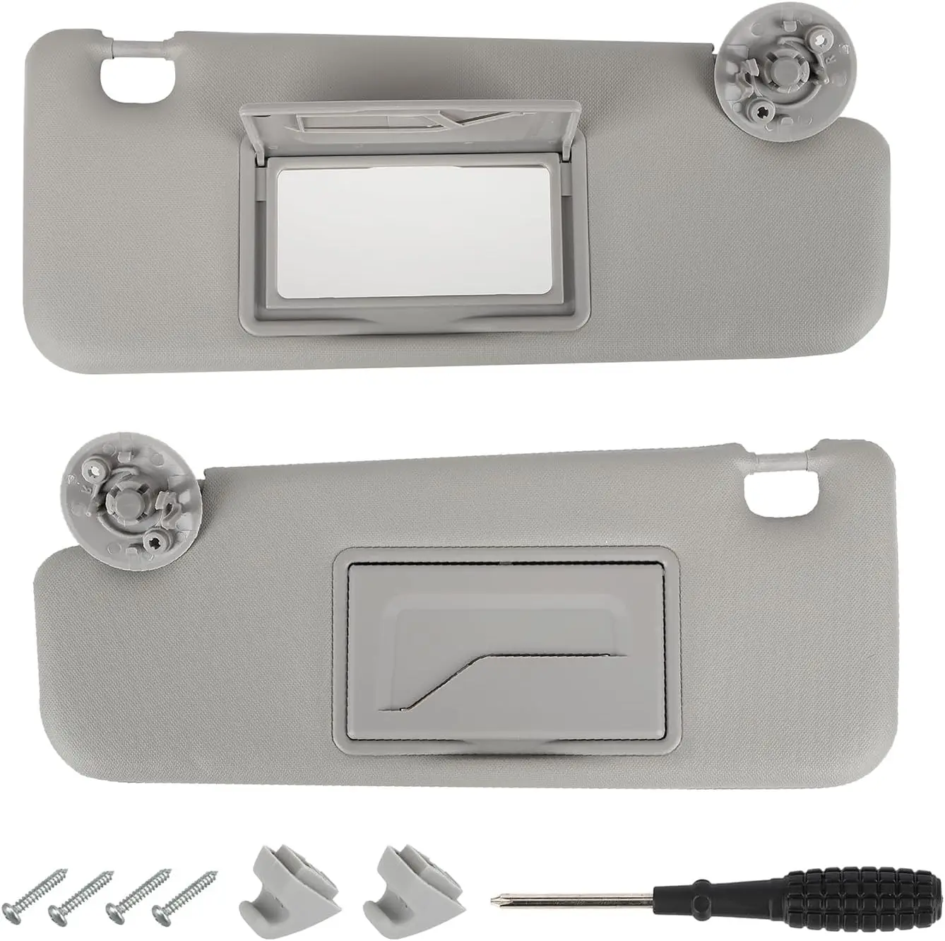 Universal Car Sun Visor Set with Holders for Chevrolet Sonic/Spark/Beat/Matiz Models 2011-2022, Blocks 99% UV
Universal Car Sun Visor Set with Holders for Chevrolet Sonic/Spark/Beat/Matiz Models 2011-2022, Blocks 99% UV