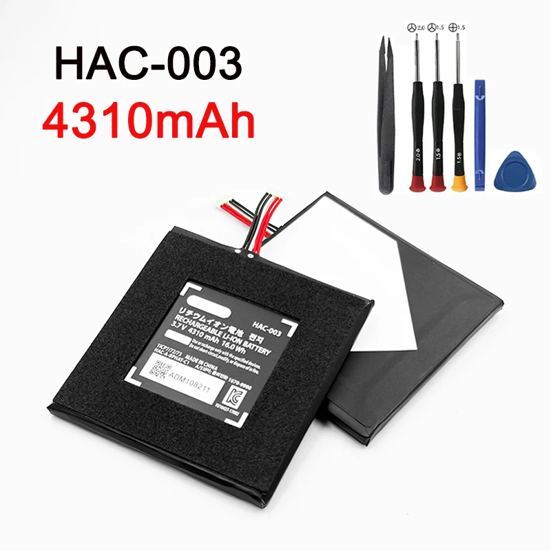 New for HAC-003 4310mAh 3.7V Rechargeable Battery Replacement for Nintendo Switch Game Console Internal Battery
New for HAC-003 4310mAh 3.7V Rechargeable Battery Replacement for Nintendo Switch Game Console Internal Battery