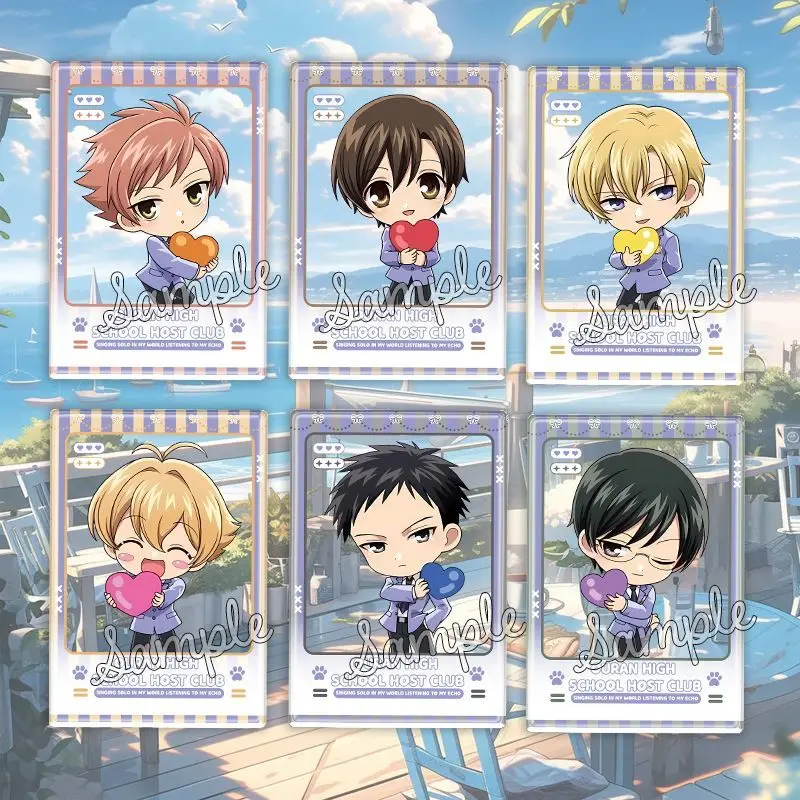 Ouran High School Host Club Tamaki Suoh Acrylic card pendant High quality Haruhi Fujioka Keychain cute Collection Toys Gifts
Ouran High School Host Club Tamaki Suoh Acrylic card pendant High quality Haruhi Fujioka Keychain cute Collection Toys Gifts
