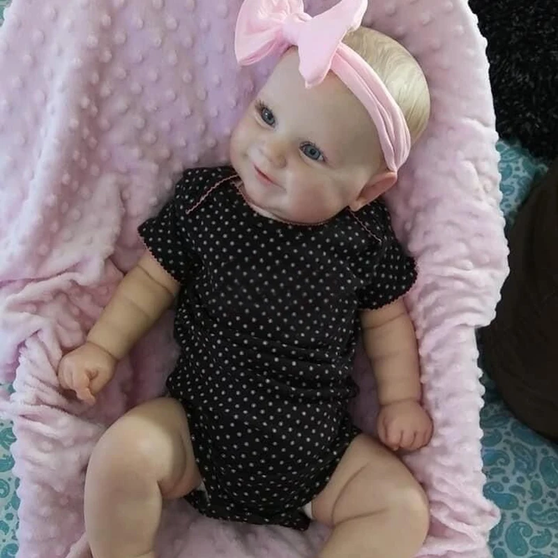 60CM Reborn Baby Doll Toddler Cloth Body Baby Real Soft Touch Reborn Doll Maddie Handmade Doll Newborn Baby Princess Bebe Gifts
60CM Reborn Baby Doll Toddler Cloth Body Baby Real Soft Touch Reborn Doll Maddie Handmade Doll Newborn Baby Princess Bebe Gifts