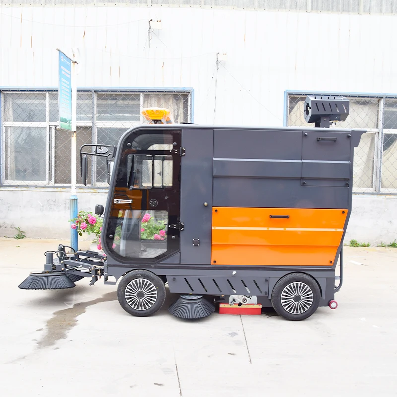 Automatic Ride On Sweeper 2400mm Wide Path 4000W High Power All Weather Enclosed Cabin Industrial Cleaning Machine
Automatic Ride On Sweeper 2400mm Wide Path 4000W High Power All Weather Enclosed Cabin Industrial Cleaning Machine