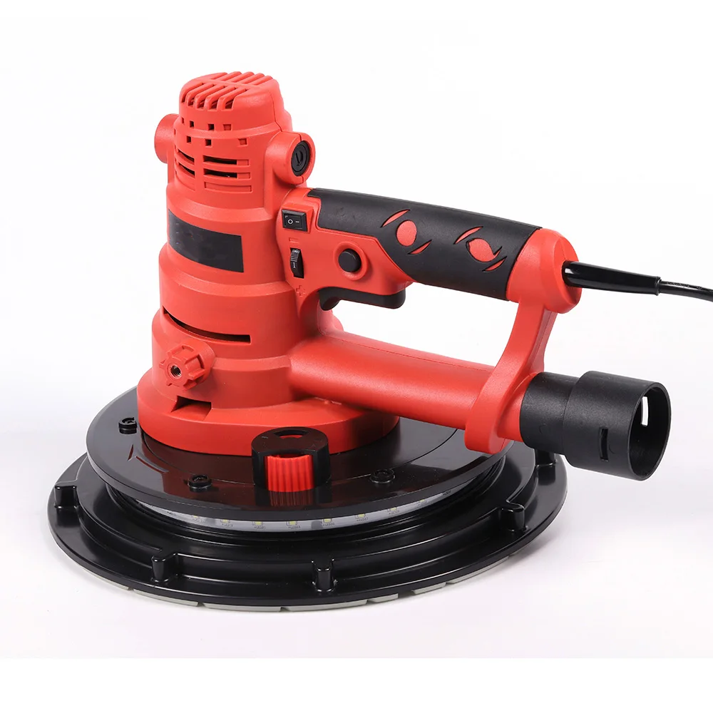 710W Drywall Sander Electric Drywall Sander with Automatic Vacuum System LED Light Variable Speed 1200-2500RPM With A Bag
710W Drywall Sander Electric Drywall Sander with Automatic Vacuum System LED Light Variable Speed 1200-2500RPM With A Bag