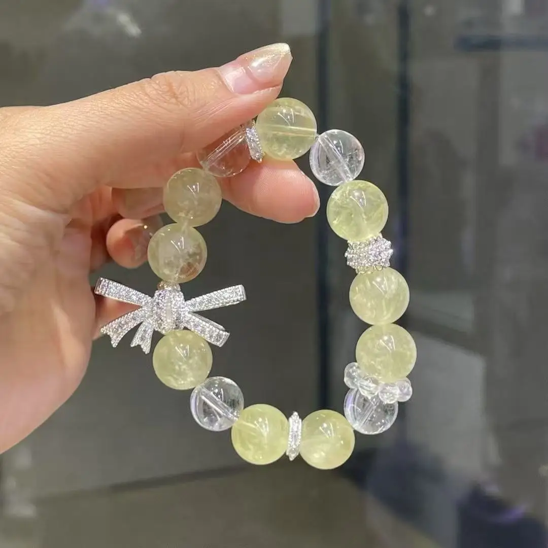 Natural Lemon Citrine Bracelet Women's Light Luxury Fashion Jewelry Gift 
Natural Lemon Citrine Bracelet Women's Light Luxury Fashion Jewelry Gift