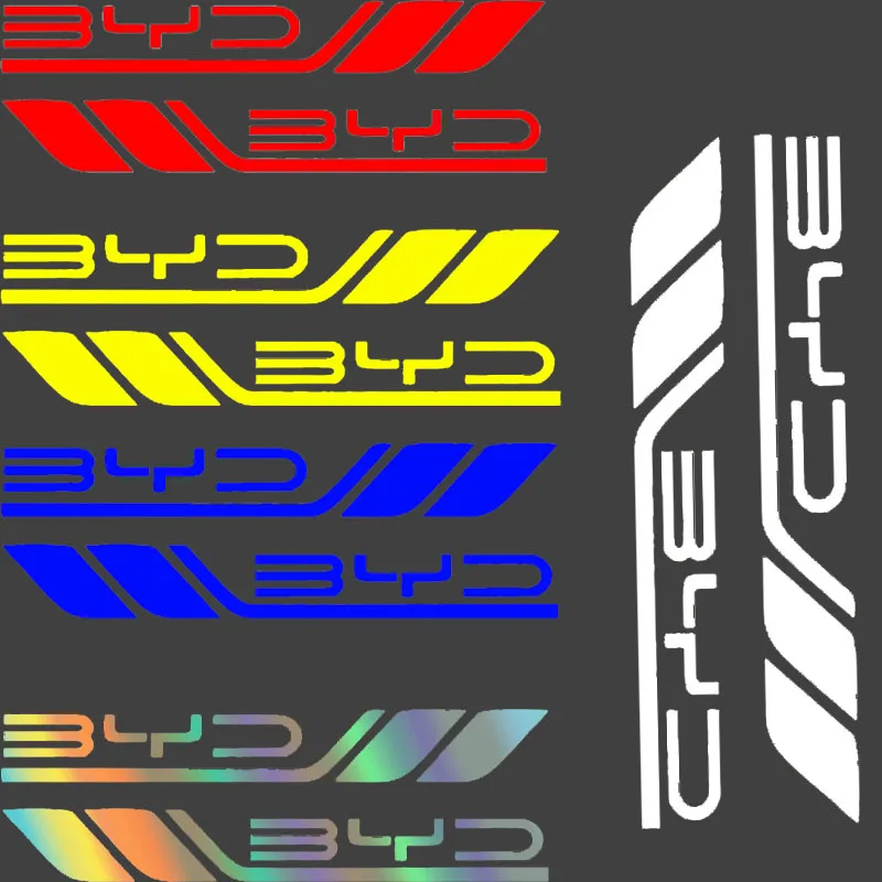 BYD Car Stickers, Car Parts Body Stickers, 2 Stickers, Waterproof and Sunscreen PVC Vinyl Stickers
BYD Car Stickers, Car Parts Body Stickers, 2 Stickers, Waterproof and Sunscreen PVC Vinyl Stickers