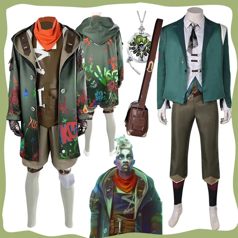 Костюм для косплея Diguise Ekko Acrane 2024, игра LOL, мужская одежда для ролевых игр для взрослых, пальто для мальчиков, брюки, перчатки, карнавальный костюм на Хэллоуин
Костюм для косплея Diguise Ekko Acrane 2024, игра LOL, мужская одежда для ролевых игр для взрослых, пальто для мальчиков, брюки, перчатки, карнавальный костюм на Хэллоуин