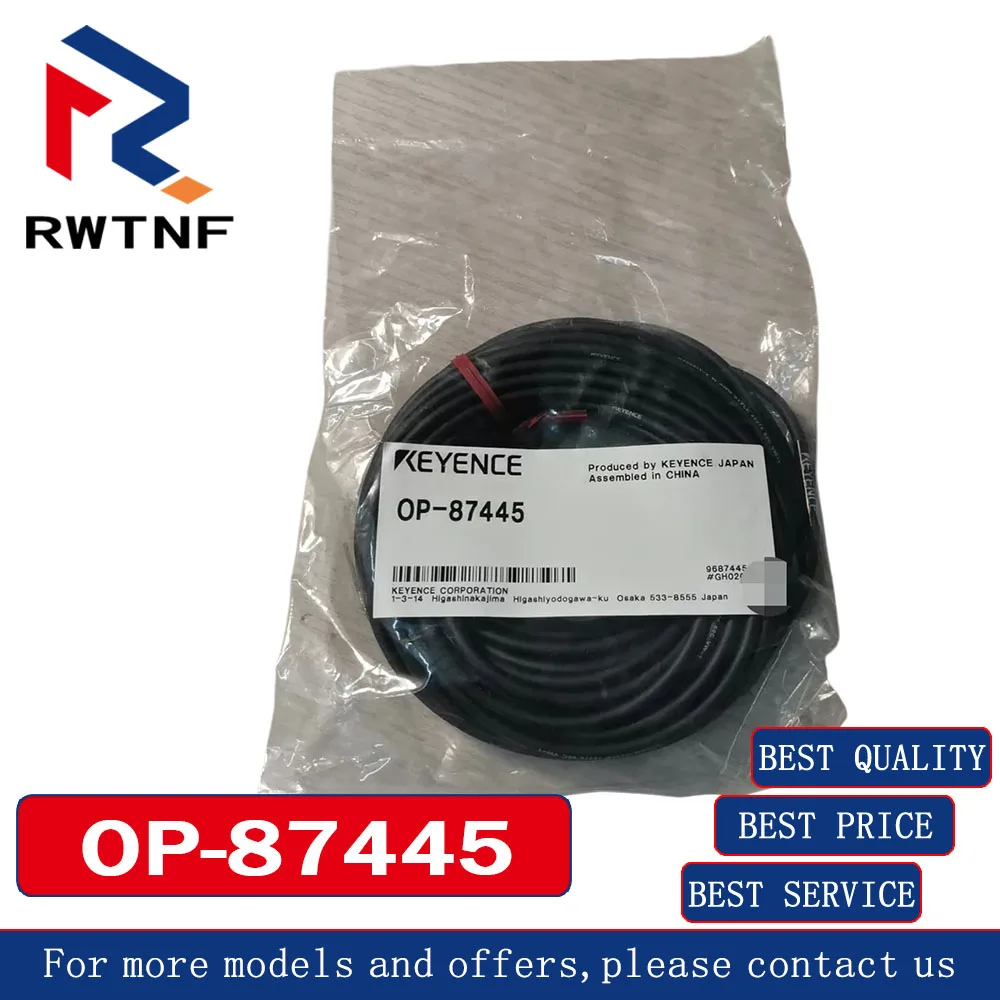Brand New Genuine OP-87445 KEYENCE Visual touchscreen power cable 100% original,warehouse stock
Brand New Genuine OP-87445 KEYENCE Visual touchscreen power cable 100% original,warehouse stock