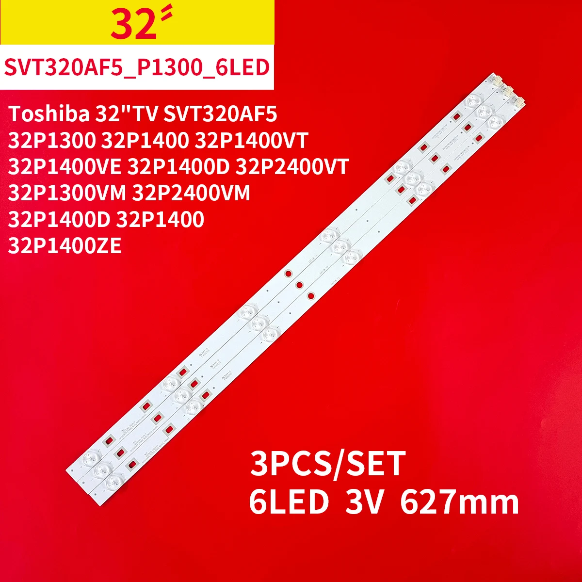 Фонарь с подсветкой для 6 ламп для Toshi ba 32 дюйма svt320af5_p1300 _ rev03 32P1300 32P1400 32P1400VT 32P2400 32P2400VT 32P1400ZE
Фонарь с подсветкой для 6 ламп для Toshi ba 32 дюйма svt320af5_p1300 _ rev03 32P1300 32P1400 32P1400VT 32P2400 32P2400VT 32P1400ZE