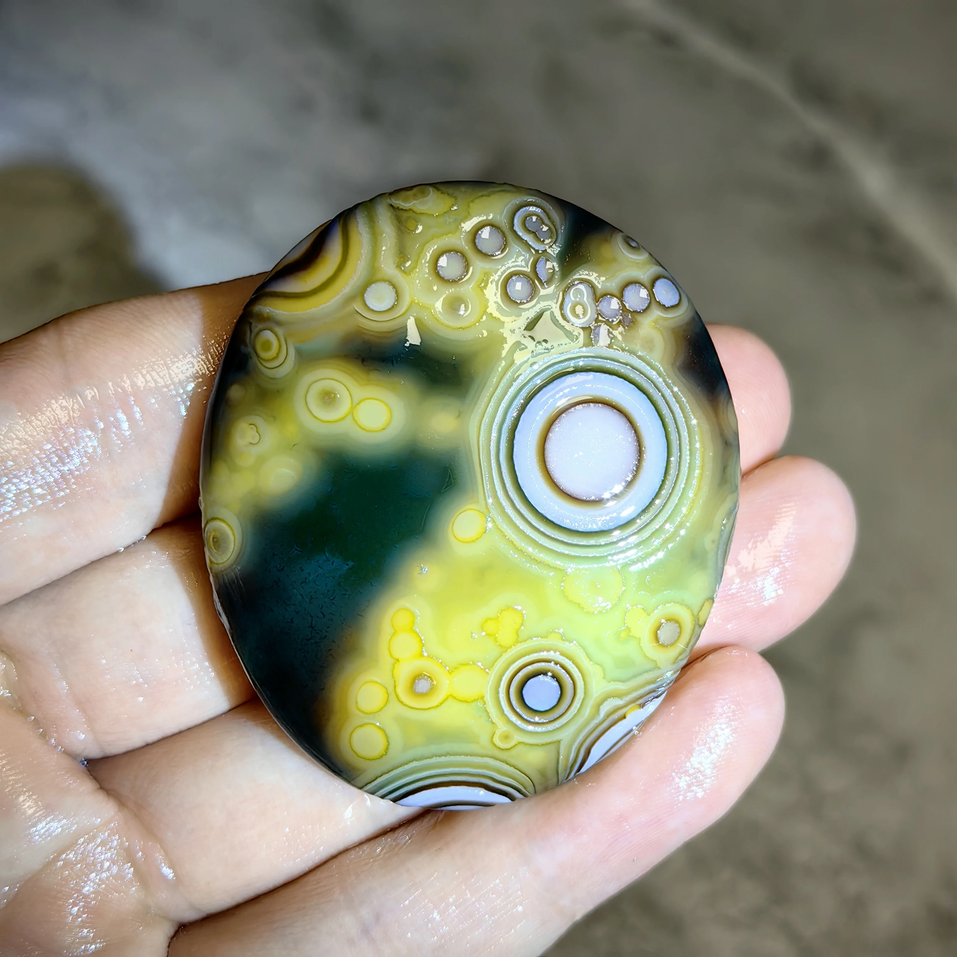 Pure Natural Divine Eye Agate Gobi Rock Specimen Energy Crystal Healing Chakra Reiki Stone Home Amulet Ward Off Evil Decor
Pure Natural Divine Eye Agate Gobi Rock Specimen Energy Crystal Healing Chakra Reiki Stone Home Amulet Ward Off Evil Decor