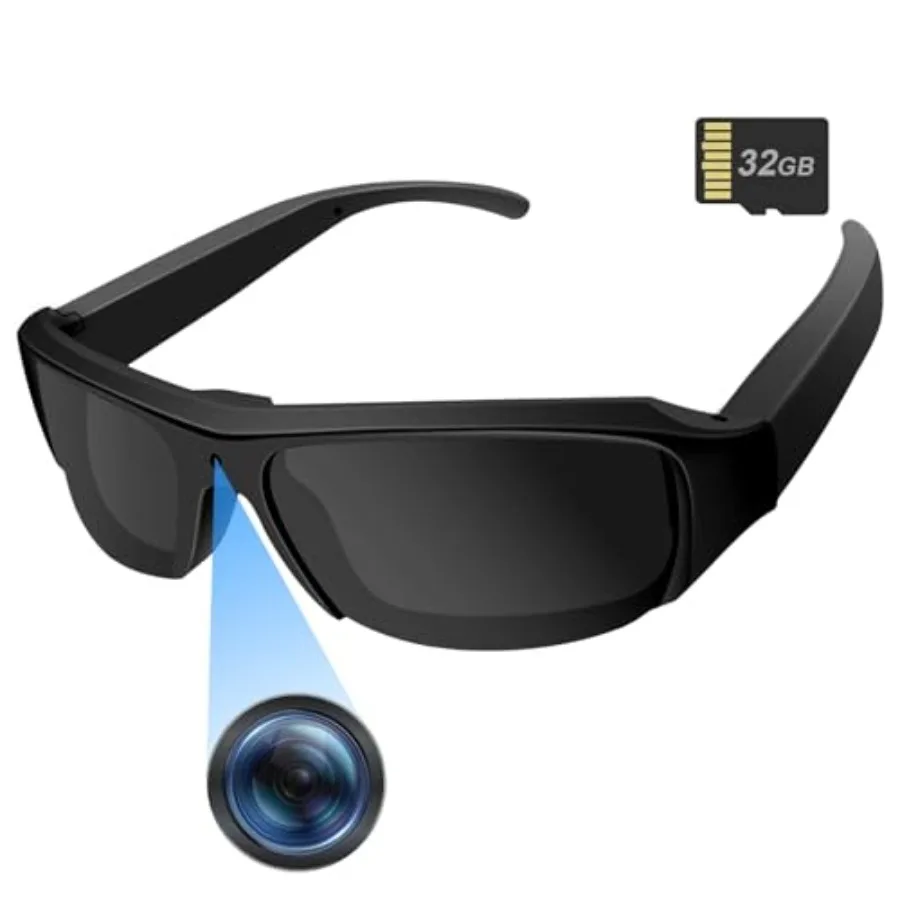 Camera Sunglasses Sports Action Smart Glasses Cam 1080P Video Camera Glasses UV Protection Polarized Lens Support Photos/Videos
Camera Sunglasses Sports Action Smart Glasses Cam 1080P Video Camera Glasses UV Protection Polarized Lens Support Photos/Videos