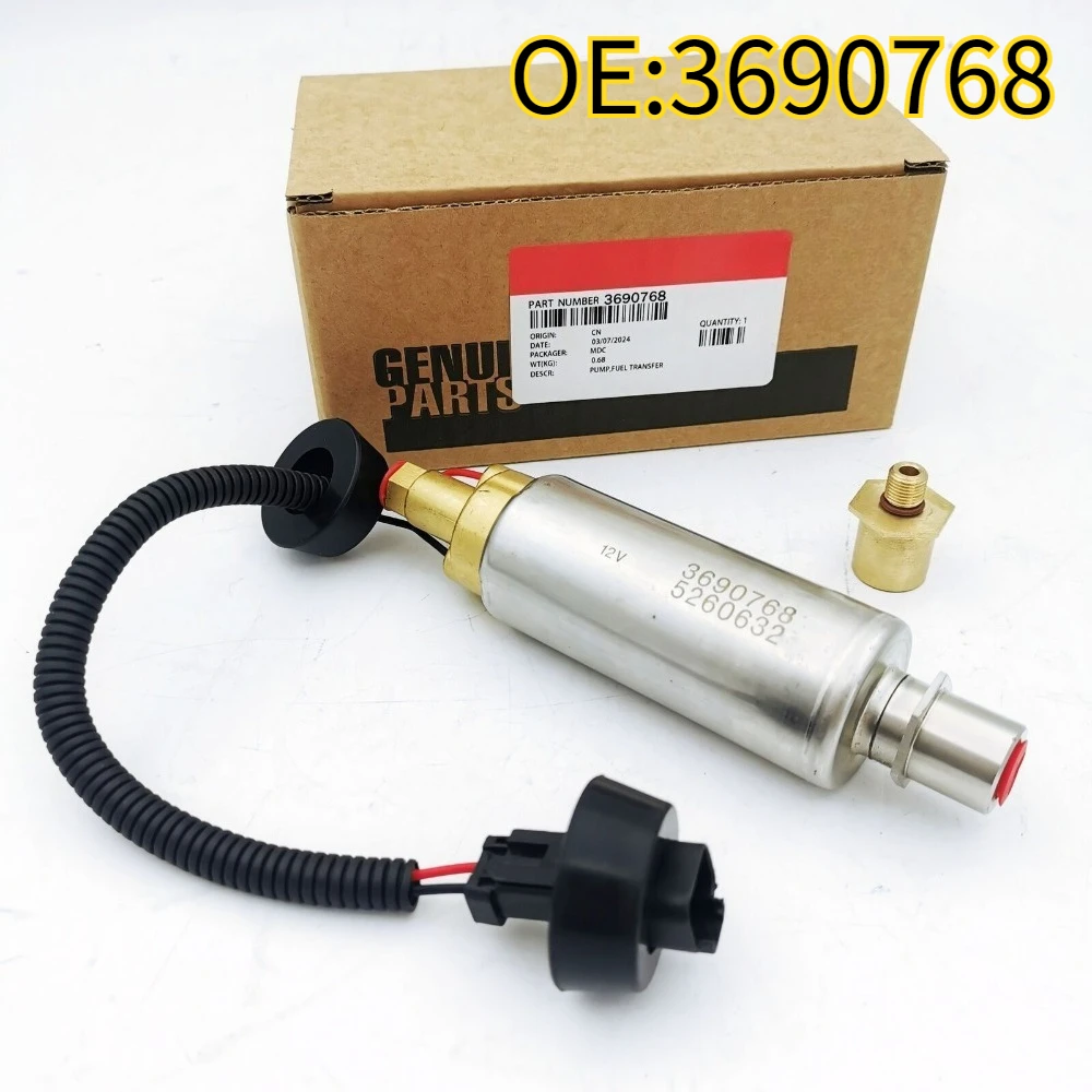 High quality New For 3690768 Fuel Transfer Pump For Cummins ISX ISX12 CM2350 X102 ISX15 CM850 QSX 12V
High quality New For 3690768 Fuel Transfer Pump For Cummins ISX ISX12 CM2350 X102 ISX15 CM850 QSX 12V