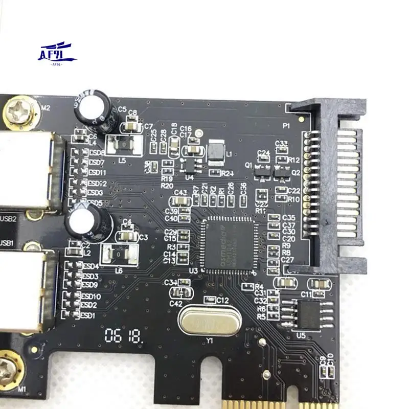 Карта расширения AF91-PCIE PCI-E на 2-портовый USB3.0, 5 Гбит/с, переходная плата для Win7/8/9/10/Linux
Карта расширения AF91-PCIE PCI-E на 2-портовый USB3.0, 5 Гбит/с, переходная плата для Win7/8/9/10/Linux