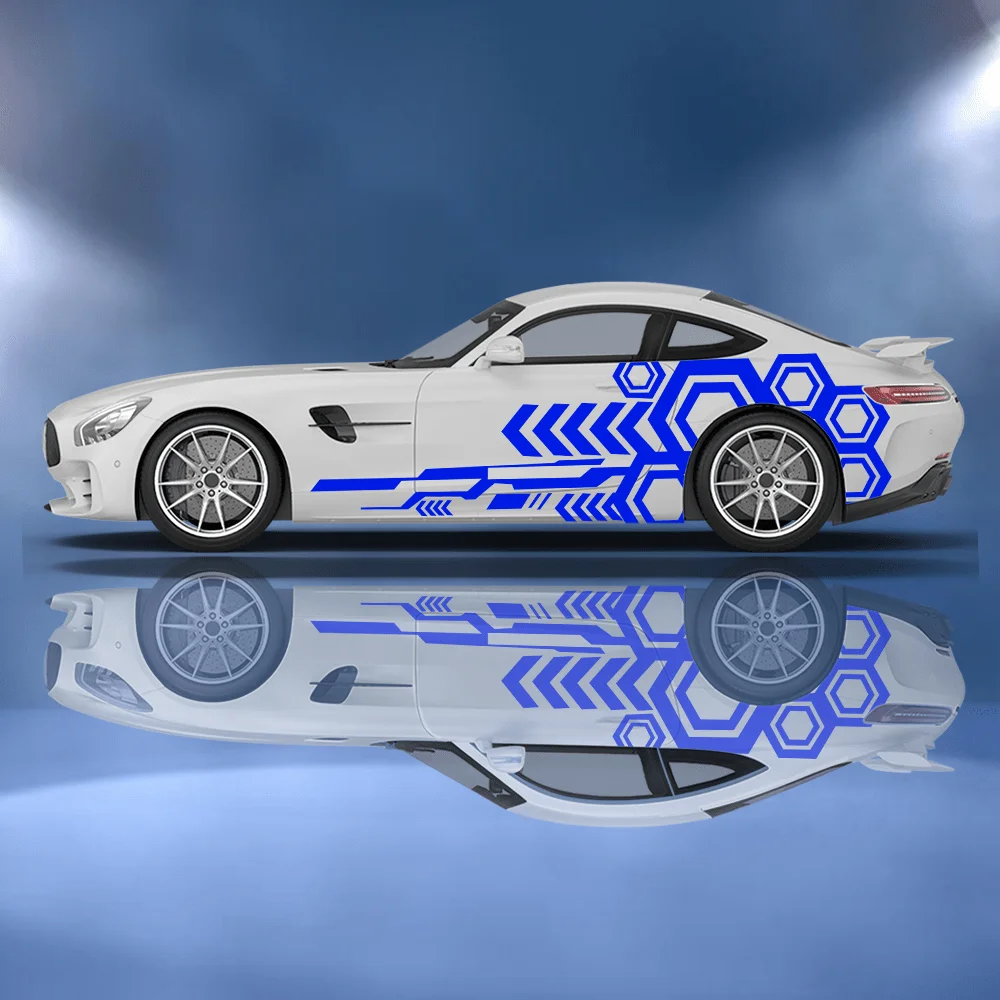 Colorful Hexagon Lines Car Vinyl Wraps Decal Self-adhesive PVC Sticker Suitable for Trucks SUV Decoration Auto Accessories Gift
Colorful Hexagon Lines Car Vinyl Wraps Decal Self-adhesive PVC Sticker Suitable for Trucks SUV Decoration Auto Accessories Gift