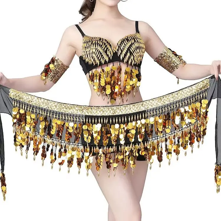 Belly Dance Waist Accessories Latin Dance Practice Dress Sequins Hip Scarves Dancetassel Waist Chain
Belly Dance Waist Accessories Latin Dance Practice Dress Sequins Hip Scarves Dancetassel Waist Chain
