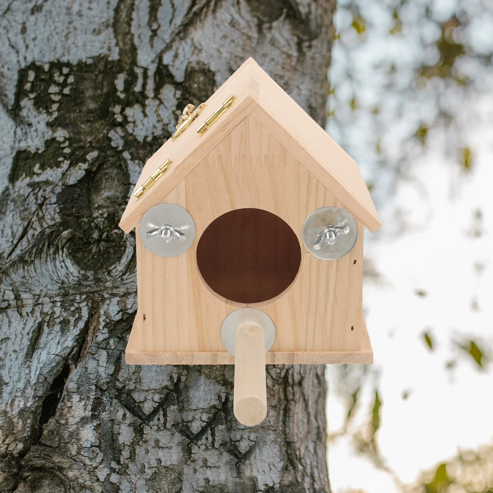 Bird Nest Breeding Box Wooden Parakeet Budgie Cockatiel House Resistant Garden Outdoor Decoration Pet Birds Nesting
Bird Nest Breeding Box Wooden Parakeet Budgie Cockatiel House Resistant Garden Outdoor Decoration Pet Birds Nesting