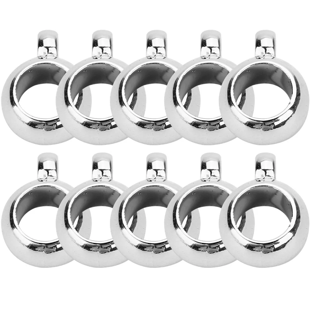 200 Pcs Pendant Accessories Hanging Jewelry Spacer Beads Charm Bulk Silver Large DIY Bail Necklace Bracelet Handmade Crafts
200 Pcs Pendant Accessories Hanging Jewelry Spacer Beads Charm Bulk Silver Large DIY Bail Necklace Bracelet Handmade Crafts