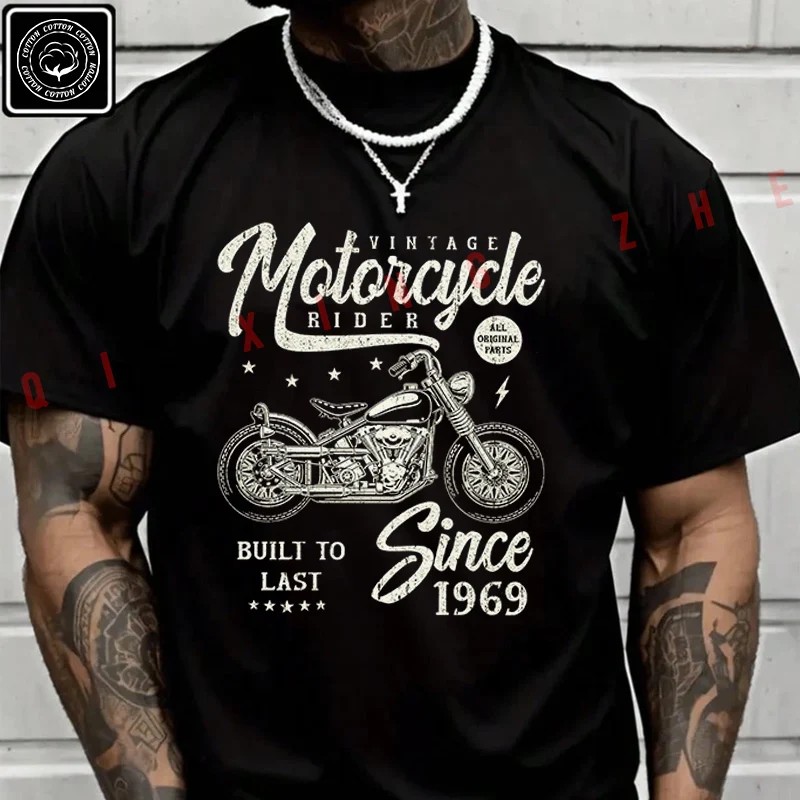 Motorcycle Rider Since 1969 Moto T Shirt Men's Cotton Casual Fashion Short Sleeved Round Neck T-shirt Tee
Motorcycle Rider Since 1969 Moto T Shirt Men's Cotton Casual Fashion Short Sleeved Round Neck T-shirt Tee