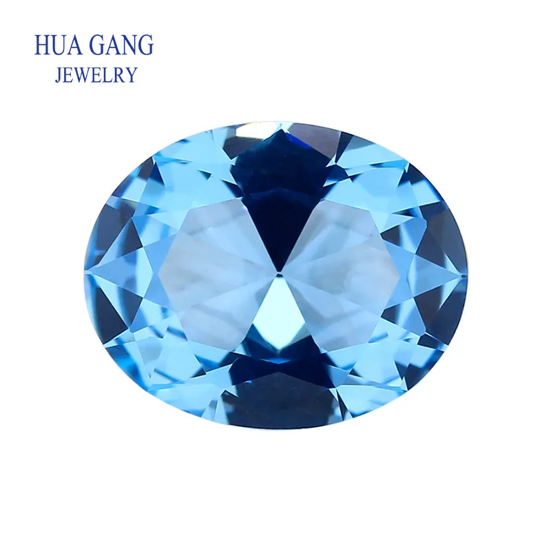 Oval shaped 144# synthetic gemstone nano material Sea Blue Synthetic gemstone for jewelry inlay can be wax inlaid
Oval shaped 144# synthetic gemstone nano material Sea Blue Synthetic gemstone for jewelry inlay can be wax inlaid