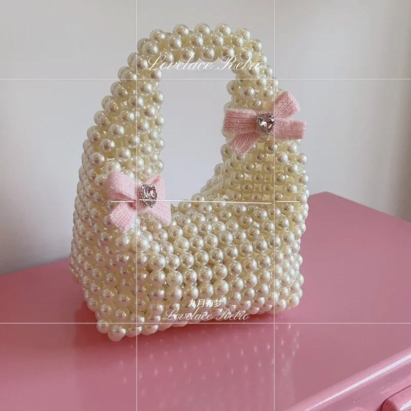Сумка для рук с жемчужным бантом для девочек-подростков Bolsos Mujer Sweet Sac Femme Youth Daily Use Bolso Изысканный портативный шоппер Bolsas
Сумка для рук с жемчужным бантом для девочек-подростков Bolsos Mujer Sweet Sac Femme Youth Daily Use Bolso Изысканный портативный шоппер Bolsas
