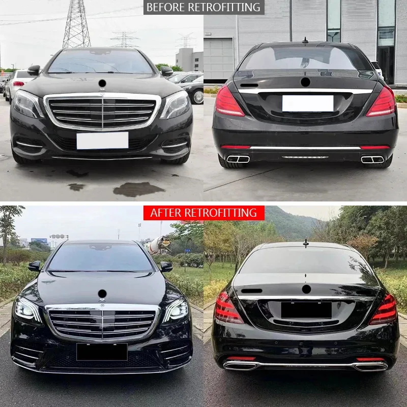 2013-2018 For S-Class W222 Car Upgrade Kit 2019 S450 Sport Body Including Front Rear Headlights Taillights Fog
2013-2018 For S-Class W222 Car Upgrade Kit 2019 S450 Sport Body Including Front Rear Headlights Taillights Fog