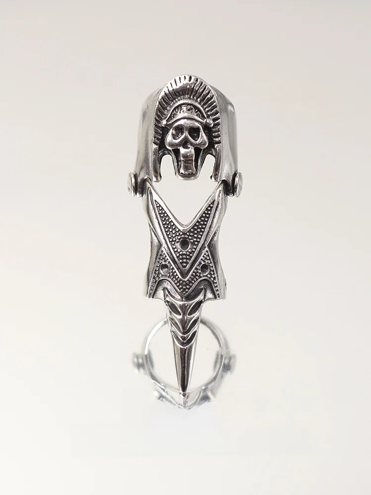 Retro Punk Style Rock Joint Ring Exaggerated Skeleton Head Finger Ring Fashionable Personalized Accessory Unisex Jewelry
Retro Punk Style Rock Joint Ring Exaggerated Skeleton Head Finger Ring Fashionable Personalized Accessory Unisex Jewelry