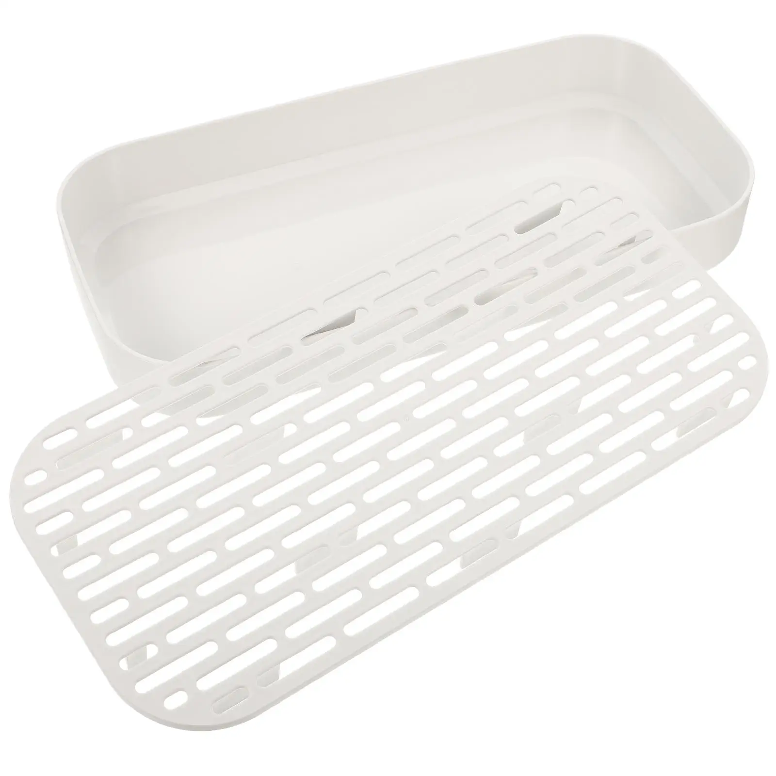 Double Layer Drain Tray Kitchen Bathroom Detachable Plate White Countertop PP Material Fruit Storage Water Filter Household Tea
Double Layer Drain Tray Kitchen Bathroom Detachable Plate White Countertop PP Material Fruit Storage Water Filter Household Tea