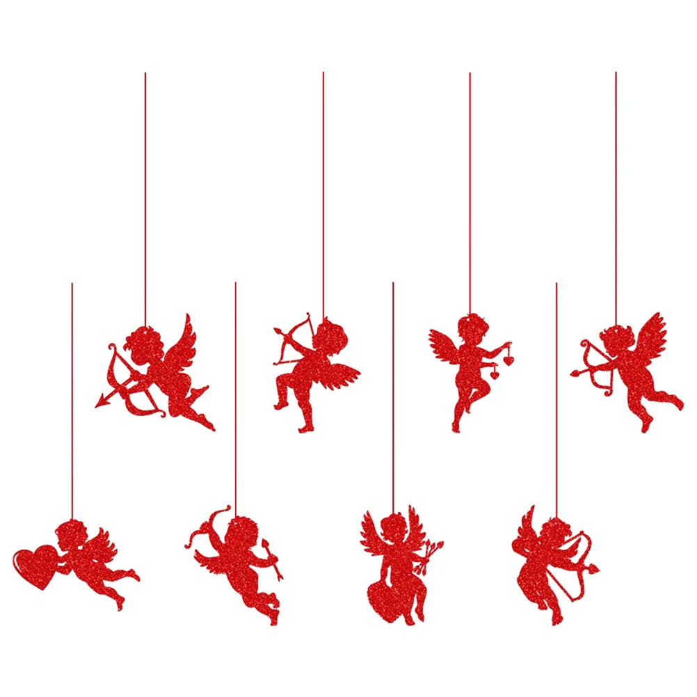 8 Pc Cupid Pendant Hanging Decorations Front Door Honeycomb Valentines Paper Romantic for Home
8 Pc Cupid Pendant Hanging Decorations Front Door Honeycomb Valentines Paper Romantic for Home