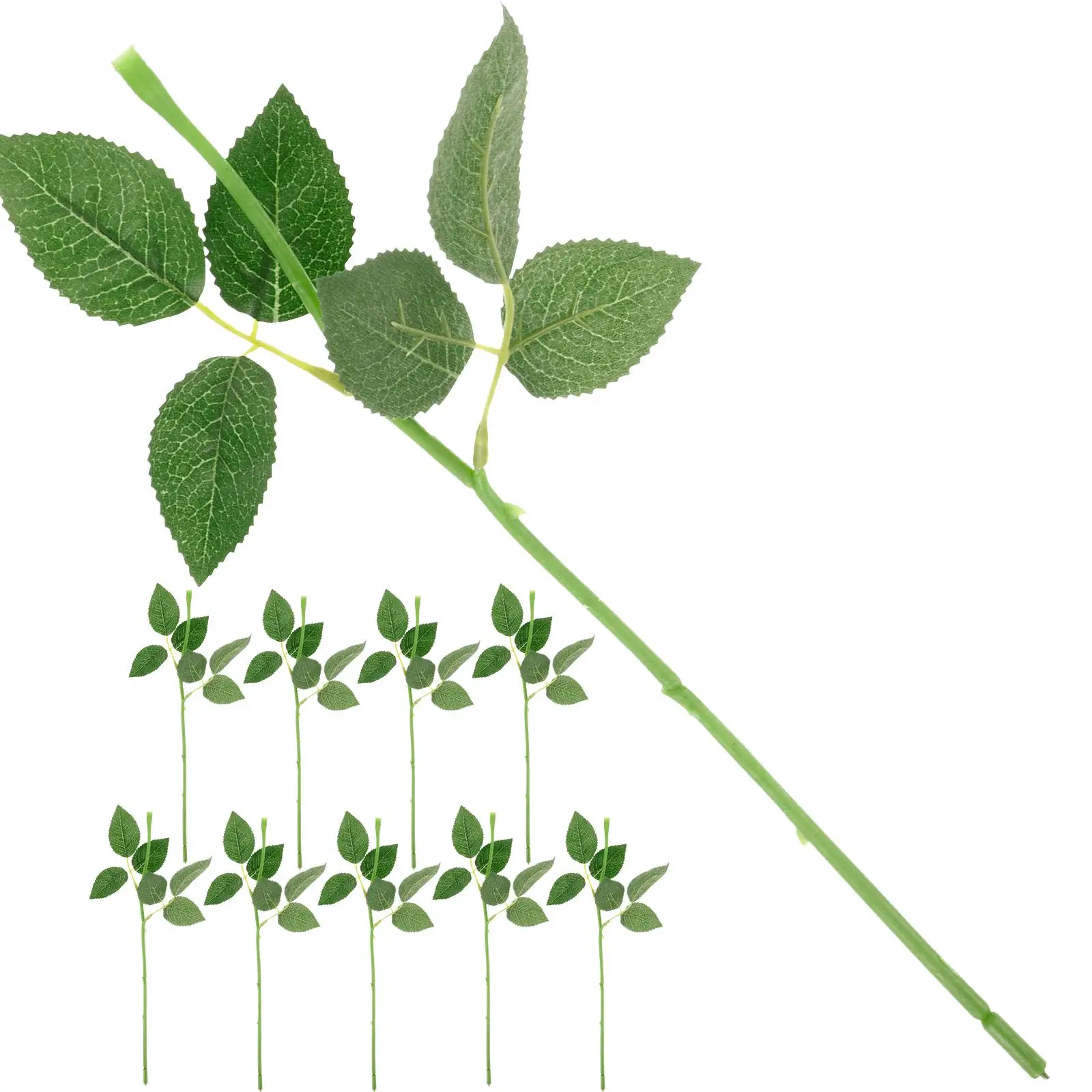 10pcs Rose 31cm Green Artificial Decorative Leaves for Home Garden Flower Stems For Garden Arrangements
10pcs Rose 31cm Green Artificial Decorative Leaves for Home Garden Flower Stems For Garden Arrangements